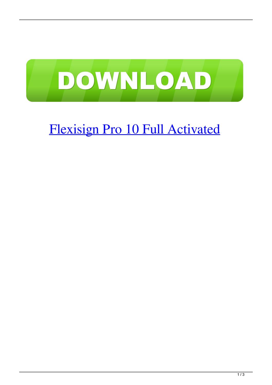 flexisign pro download